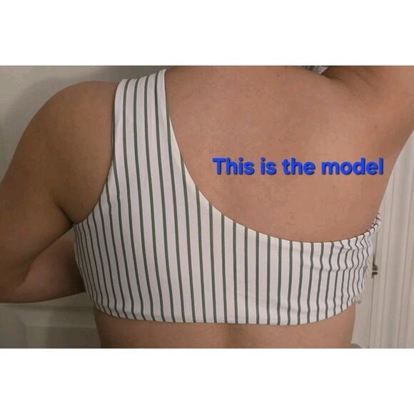 OMKAGI Bandeau Off Shoulder High Waist Bikini Size Small Black - Picture 6 of 6